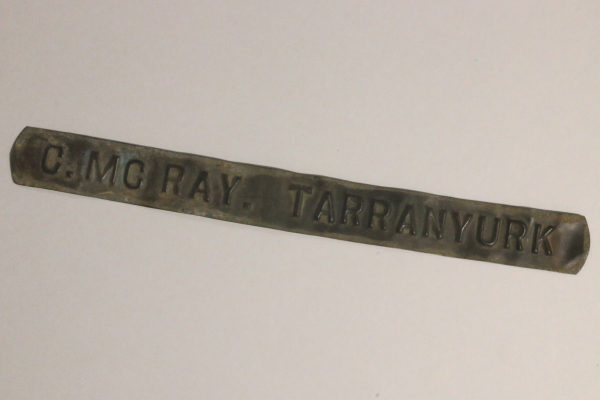 Who was C McRay of Tarranyurk?